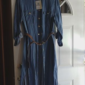 Denim dress